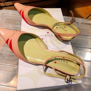 Coclico KILLY flats leather pink green